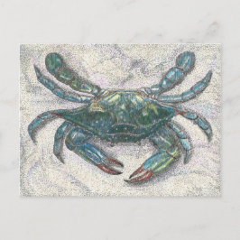 Cartão Postal Caranguejo Azul de Baía Chesapeake