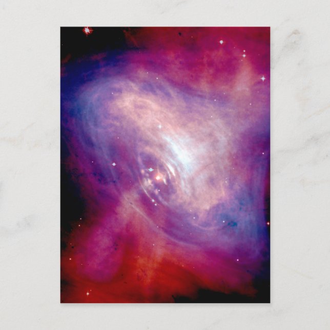 Cartão Postal Caranguejo Nebula NASA (Frente)