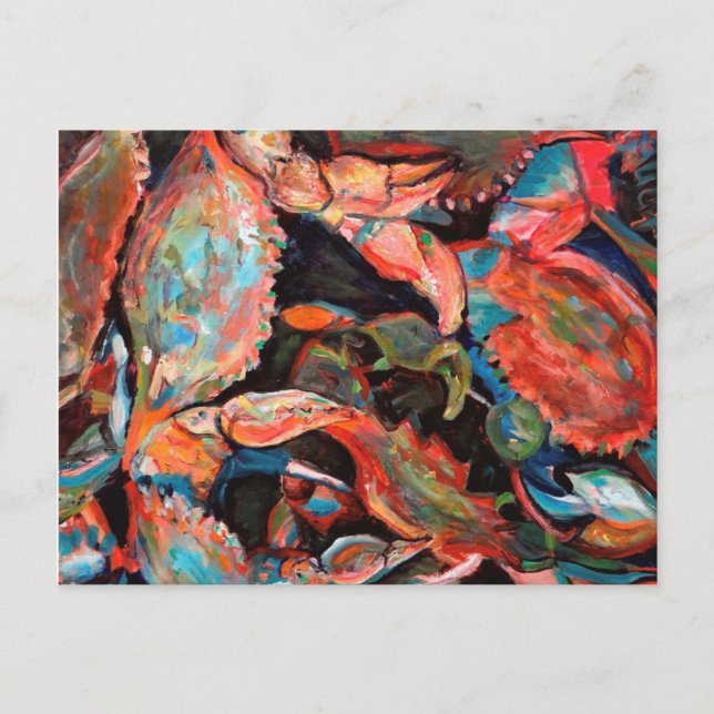 Cartão Postal Caranguejos Flustered (Frente)