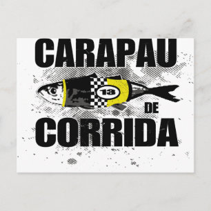 Cartão Postal Carapau De Corrida