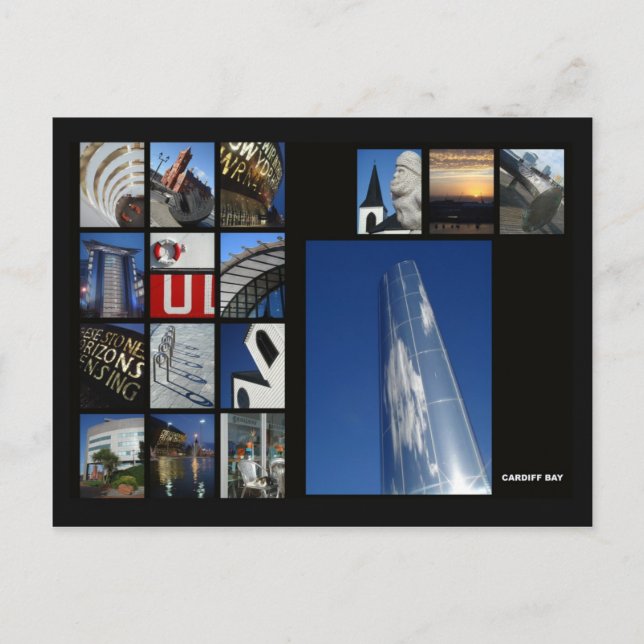Cartão Postal Carcartão postal Cardiff Bay (Frente)