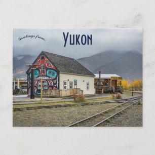 Cartão Postal Carcross no Yukon Canadá