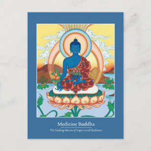 Cartão Postal CARD Medicine Buddha - com belas costas