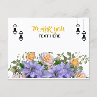 CARTÃO POSTAL CARD OBRIGADO