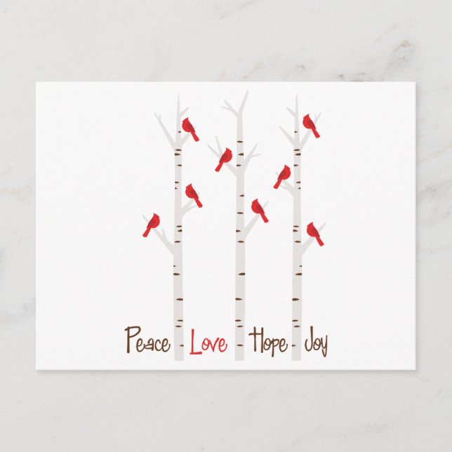 Cartão Postal Cardiais no Ramo (Frente)