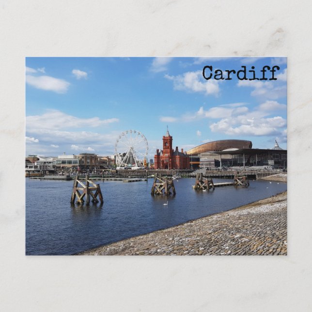 Cartão postal Cardiff (Frente)