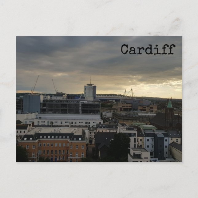 Cartão postal Cardiff (Frente)