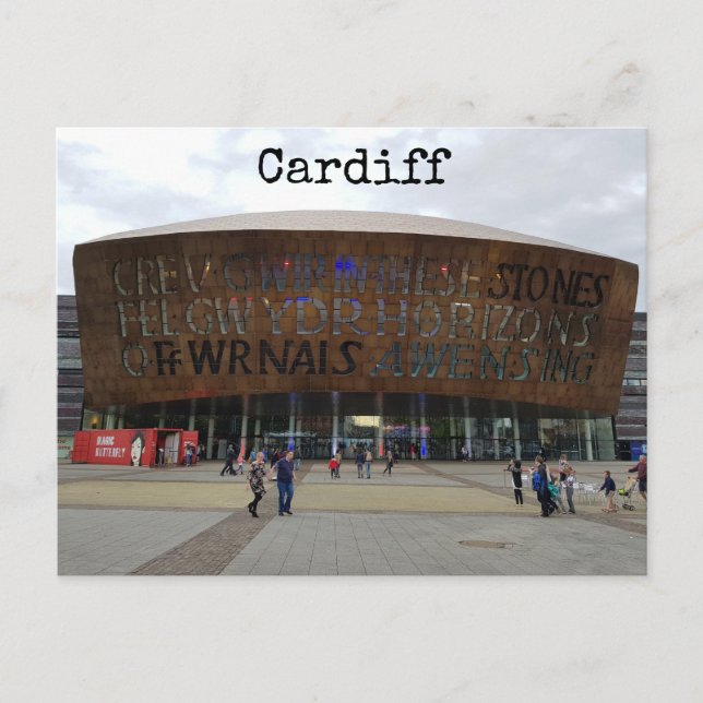 Cartão postal Cardiff (Frente)