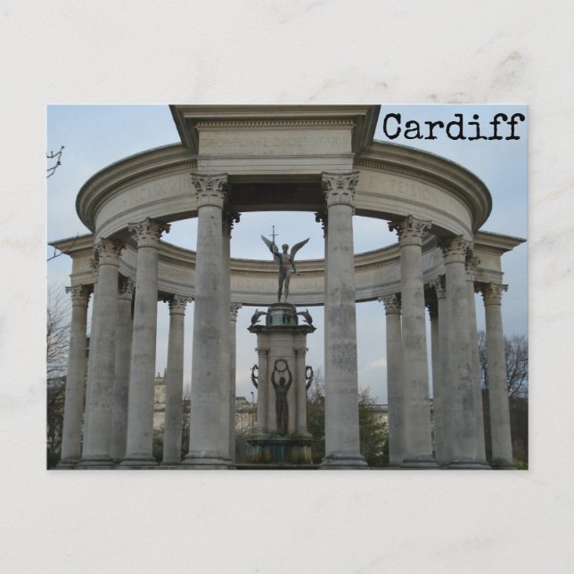 Cartão Postal Cardiff (Frente)