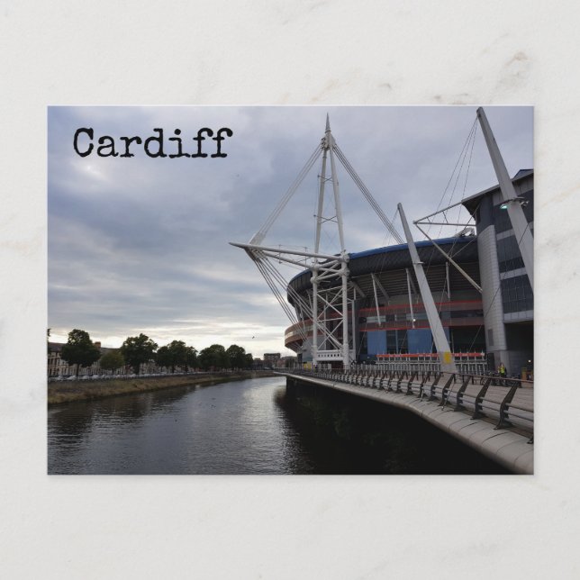 Cartão postal Cardiff (Frente)