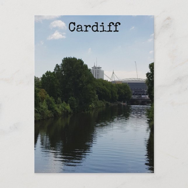 Cartão postal Cardiff (Frente)