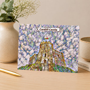 Cartão Postal Cardiff Castle Keep