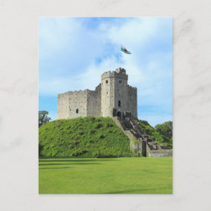 Cartão Postal Cardiff Castle Keep II