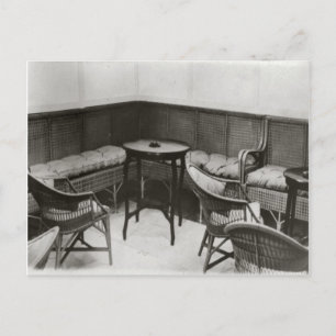 Cartão Postal Cardington, nave R101, Sala de fumagem