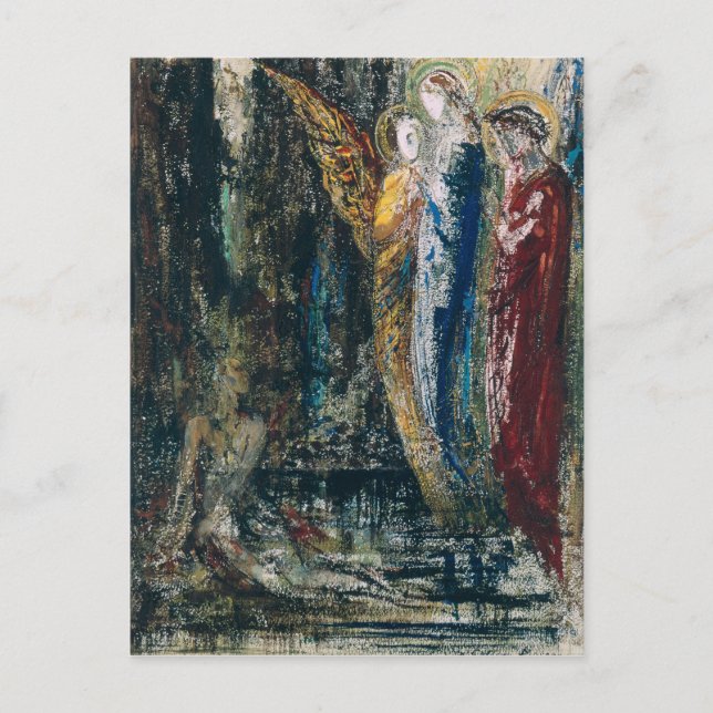 Cartão Postal Cargo e os Anjos, c.1890 (Frente)