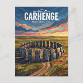 Cartão Postal Carhenge EUA