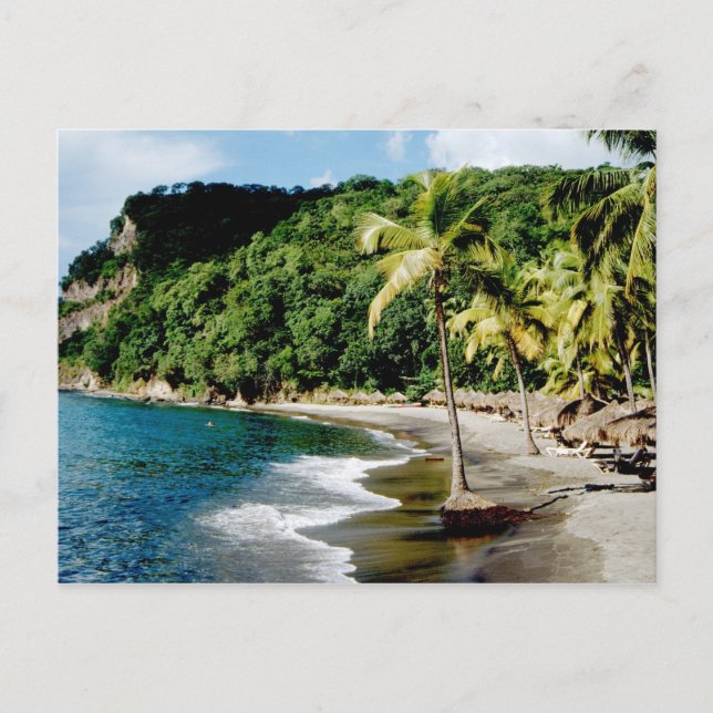 Cartão Postal Caribe, Menos Antilhas, Índias Ocidentais, Santo (Frente)