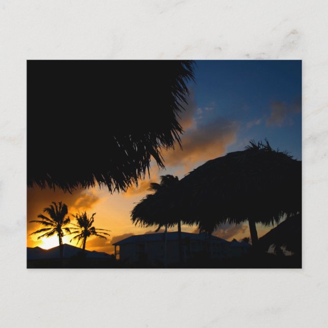 Cartão Postal Caribe Sunset 2 (Frente)