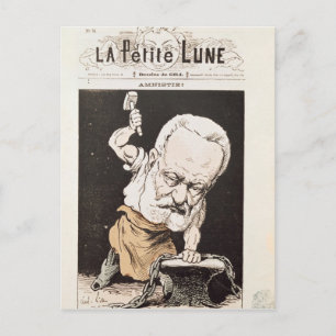 Cartão Postal Caricatura de Victor Hugo