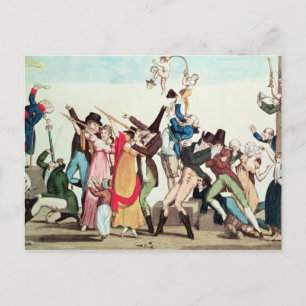 Cartão Postal Caricatura no Cometa 1811, c.1811