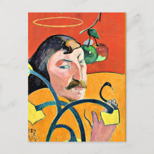 Cartão Postal Caricatura, pintura de Paul Gauguin,