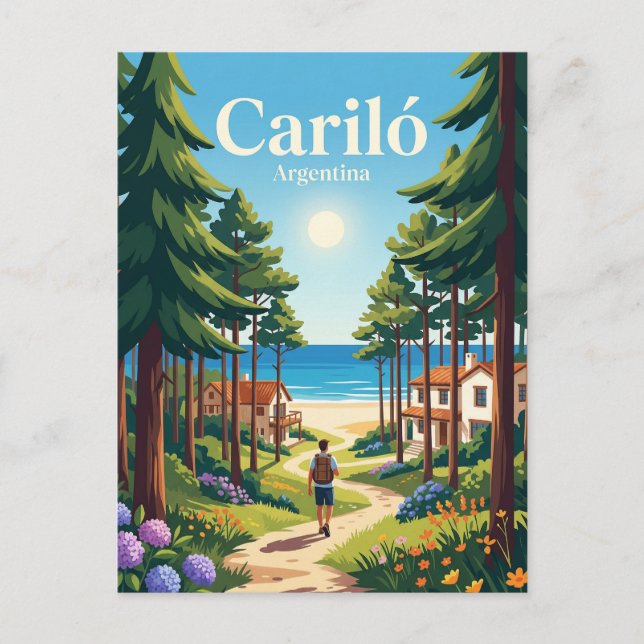 Cartão Postal Cariló Argentina (Frente)