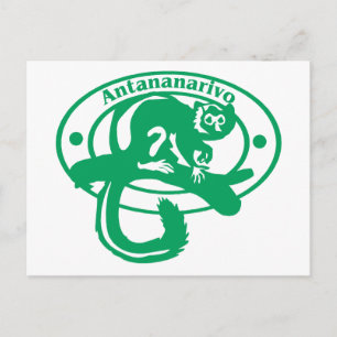 Cartão Postal Carimbo Antananarivo