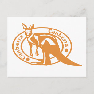 Cartão Postal Carimbo Canberra