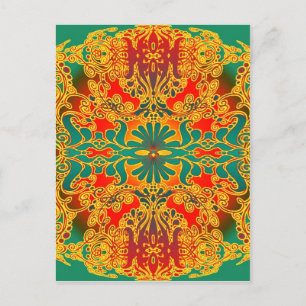 Cartão Postal carimbo da mente