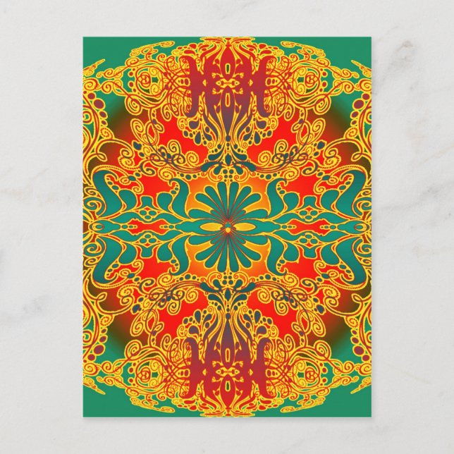 Cartão Postal carimbo da mente (Frente)