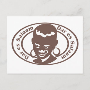 Cartão Postal Carimbo Dar es Salaam