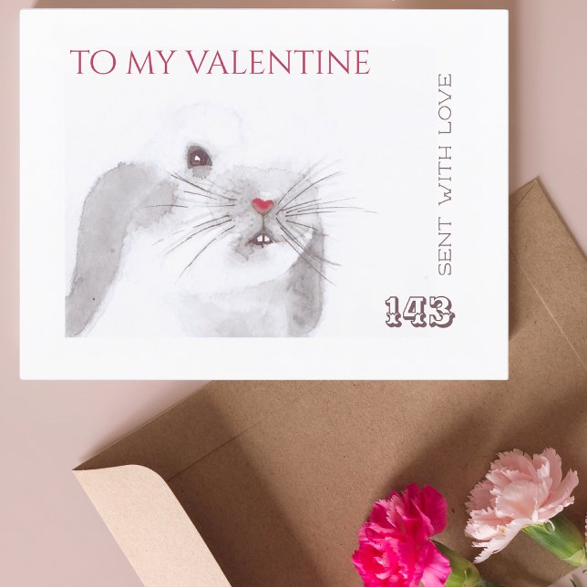 Cartão Postal Carimbo de letra de amor de dia de os namorados (Criador carregado)