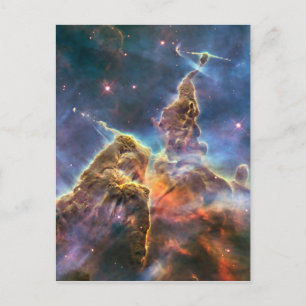Cartão Postal Carina Nebula do Telescópio Espacial Hubble