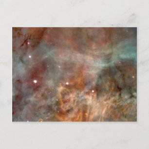 Cartão Postal Carina Nebula Marble Look NASA