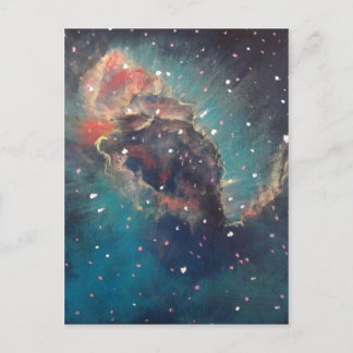 Cartão Postal Carina Nebula - Pintura Espacial