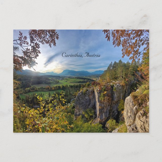 Cartão Postal Caríntia, Áustria (Frente)