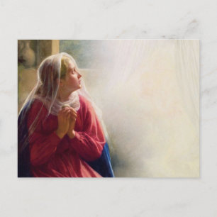 Cartão Postal Carl Bloch Anunciation