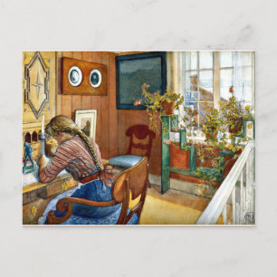 Cartão Postal Carl Larsson - Correspondência