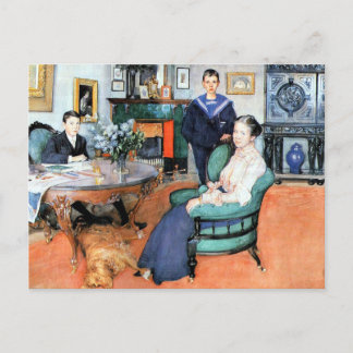 Cartão Postal Carl Larsson - Hakon, Daga e Edgar,