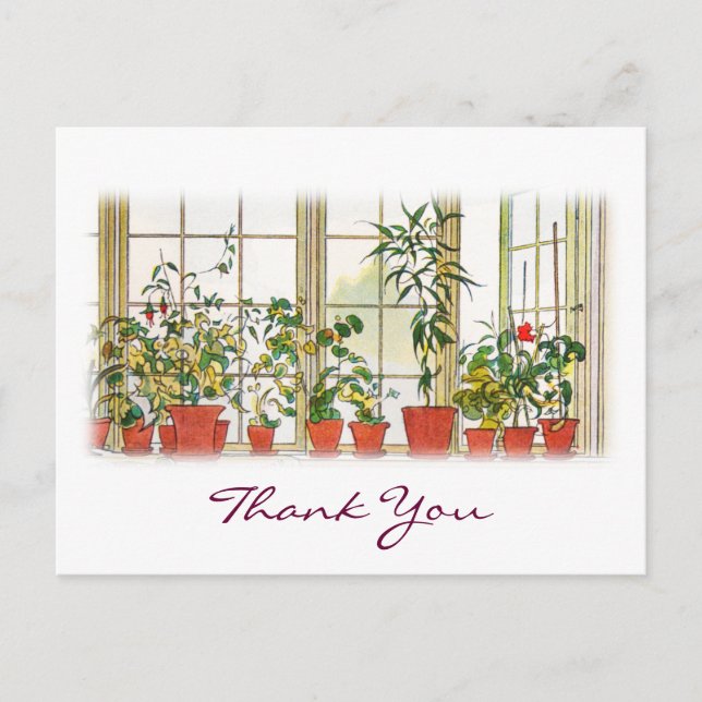 Cartão Postal Carl Larsson - Obrigado (Frente)