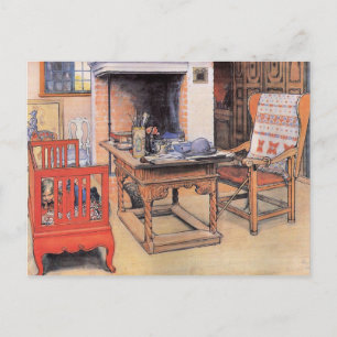 Cartão Postal Carl Larsson, Pek-a-Boo,