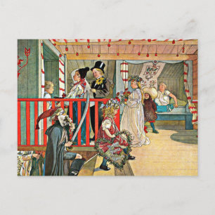 Cartão Postal Carl Larsson - Um Dia de Celebração