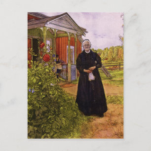 Cartão Postal Carl Larsson Vintage Pai e Mãe