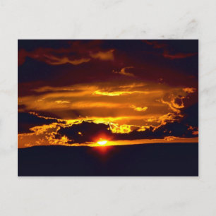 Cartão Postal Carlsbad Caverns National Park Sunset