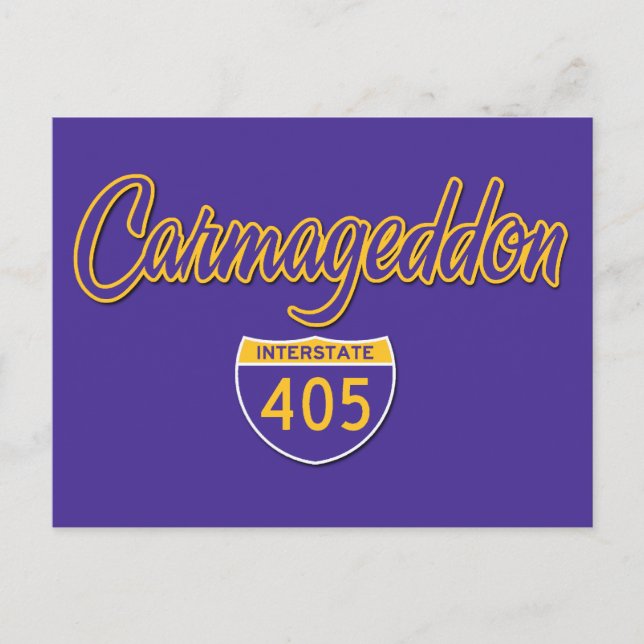 Cartão Postal Carmageddon (Frente)