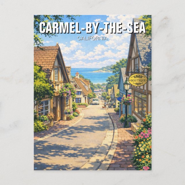 Cartão Postal Carmel-by-the-sea  (Frente)