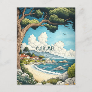 Cartão Postal Carmel California Viagem