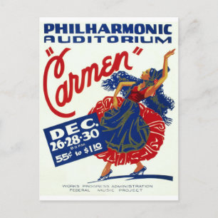 Cartão Postal Carmen