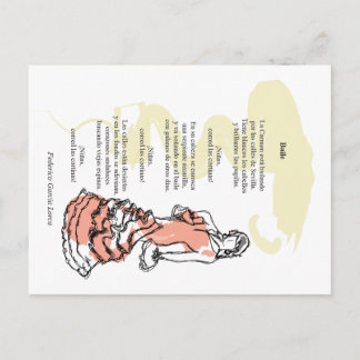 Cartão Postal Carmen baila