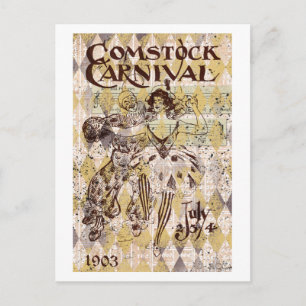 Cartão Postal Carnaval Comstock